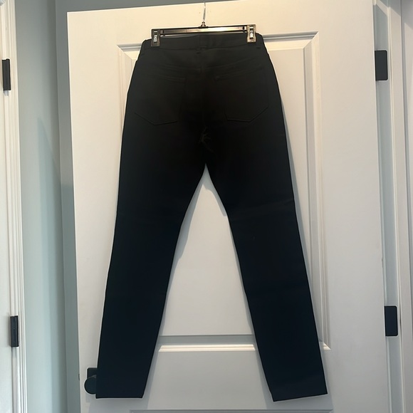 EUC - A.P.C. 5 pocket rigid denim dungarees. Black, size 30. - Picture 5 of 7